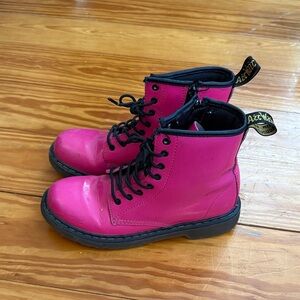 Dr. Martens Fuchsia Combat Boots